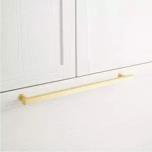 New 12" Satin Brass Colville Solid Brass Appliance Pull by Signature Hardware