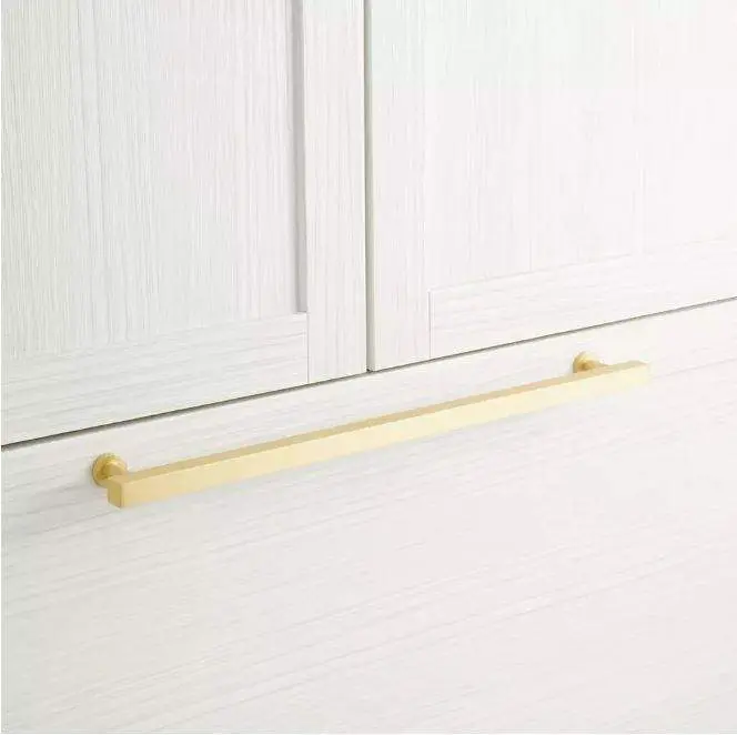 New 12" Satin Brass Colville Solid Brass Appliance Pull by Signature Hardware