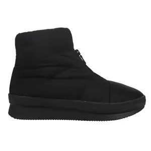 Keds Womens Bundle Quilted Round Toe Zippered Casual Boots Ankle - Black