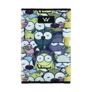 Yay Novelty 1052 The Perfect Slim Wallet for Front Pocket Use - Emoji Reunion