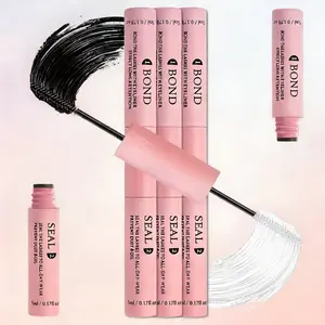 3Pcs Dual-End Lash Adhesive & Sealant, 2-in-1 Gentle Formula for Manga Lashes & Eyelash Extensions, Long-Lasting Hold, Nourishing & Non-Smudging Clear Sealer, Perfect for Flawless Lash Makeup