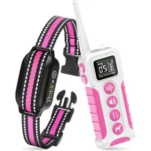 No Shock Dog Training Collar with Remote, 3300ft Range, Vibrating Dog Collar, 9 Style Tones, Suitable for Small Medium Large Dogs