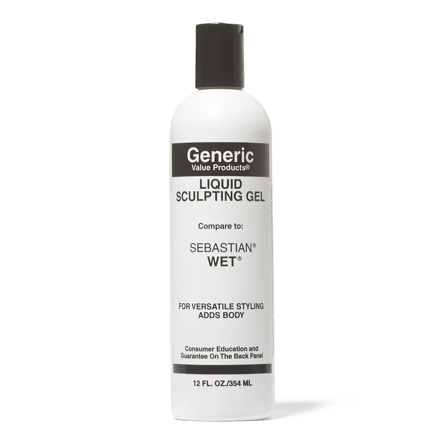 Generic Value Products Liquid Sculpting Gel, Contains Panthenol to Strengthen, Creates FormFitting Styles, Adds Body, 12 Oz