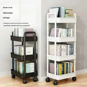 Mobile Storage Rack for Kitchen & Bathroom, Multi-Layer Snack Organizer, Kitchen Organizers, Ideal for Organizing Your Space Efficiently