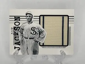 Shoeless Joe Jackson 1919 White Sox Patch Card – Limited Edition