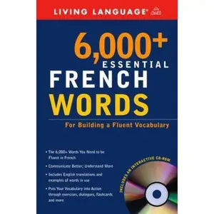 USED-6,000+ Essential French Words with CD-ROM (Essential Vocabulary) by Living Language (Paperback)