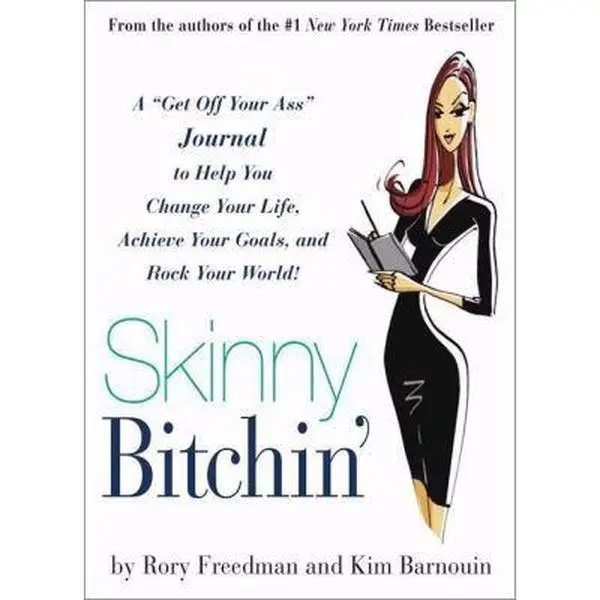 USED Book - Skinny Bitchin': A Get Off Your Ass Journal to Help You Change Your Life, Achieve Your Goals, and Rock Your World! by Rory Freedman (Paperback) - english
