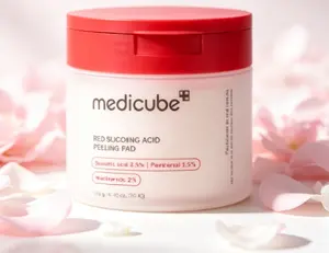 Medicube AHA BHA Succinic Acid Pads – 70 Sheets Korean Skincare for Acne-Prone Skin, Gentle Exfoliation & Calming