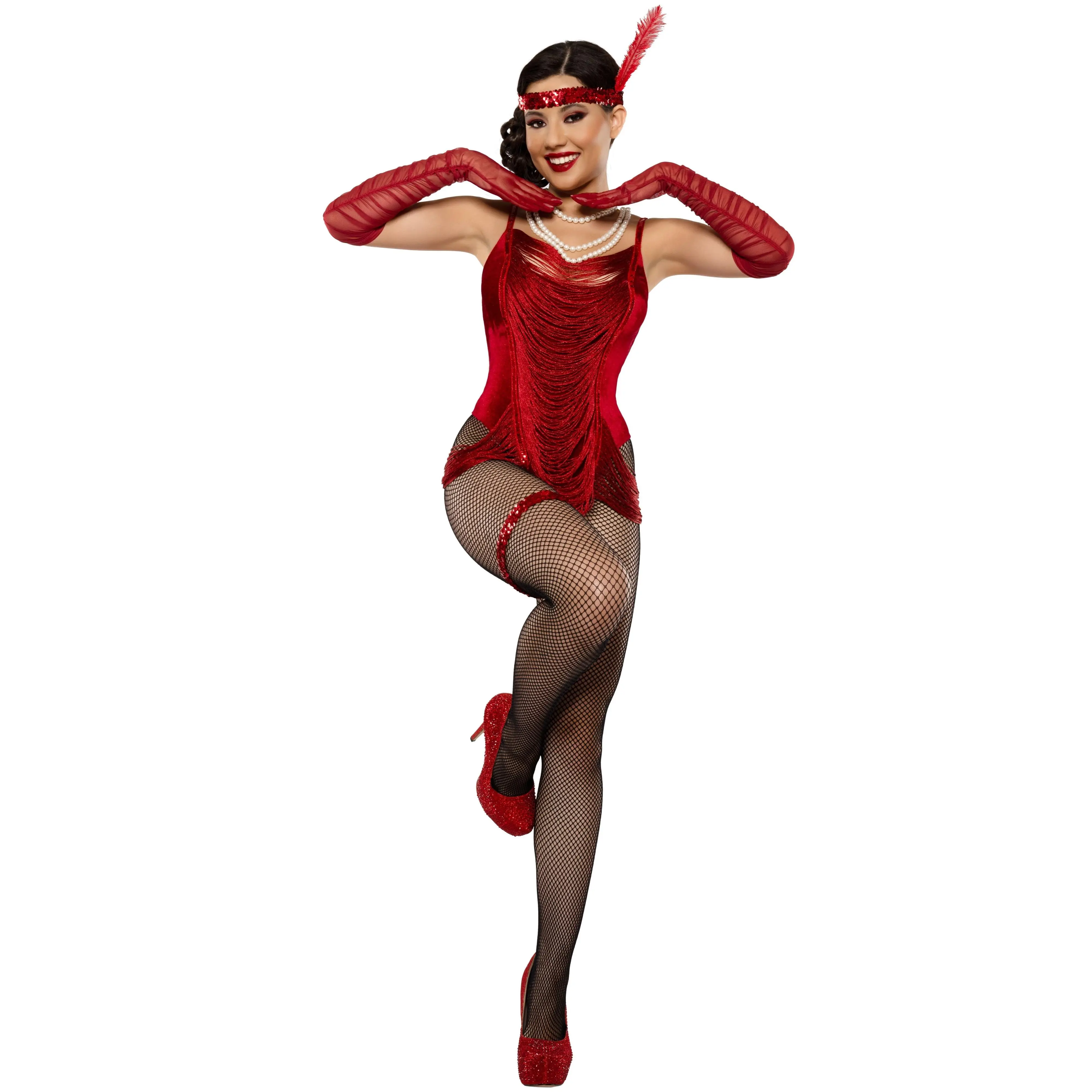 Velvet Jazz Age Showgirl Halloween Costume