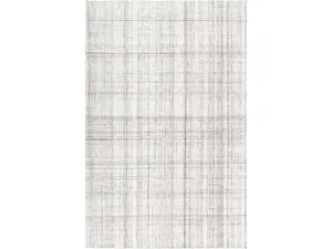 Livabliss BOSM2300-576 5 ft. x 7 ft. 6 in. Sammy BOSM-2300 Hand Woven Rectangle Area Rug, Light Silver, Off-White & Silver