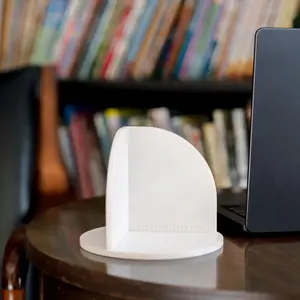 CupCorner™ Intelligently Designed Beverage Placeholder for Laptop & Workspace Prevent Spills Keep Papers & Electronics Safe Lightweight Organic Materials