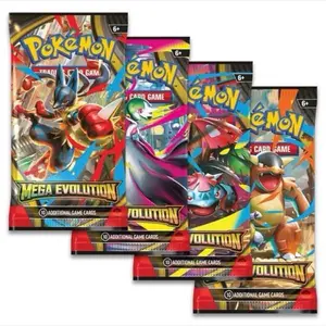Pokemon Mega Evolution Booster Packs X5