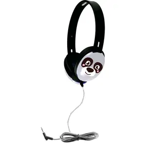 212 MAIN Vcom Primo Series Wired Electronic Stereo Headphones - Panda Face Design, 3.5mm Headphone Jack, Sports & Outdoor Cycling Audio Headset