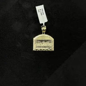 10k Gold Last Supper Charm for Men/Women Everyday Wear Solid Gold Real Jewelry Hip-Hop Fashion Religious Piece