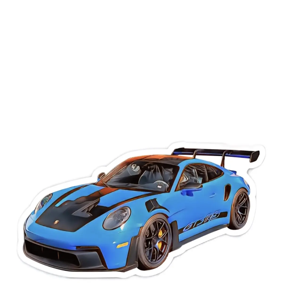 Porsche 992 GT3RS Sticker