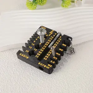 Portable Multifunctional Ruler, Wire and Screw Gauge, Thickness Gauge, Double-Sided, Lightweight, DIY, Electrical, Repair Tools