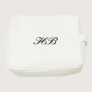 Embroidered Personalized Waffle Bag