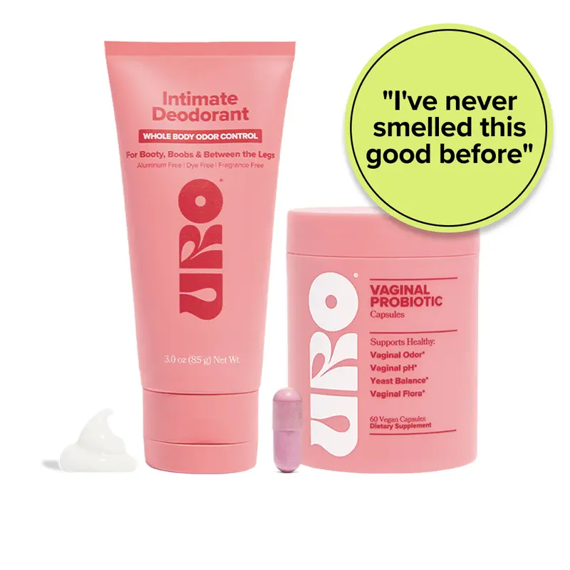 Always Fresh Kit: URO Women's Probiotics & URO Whole Body Deodorant by O Positiv Health