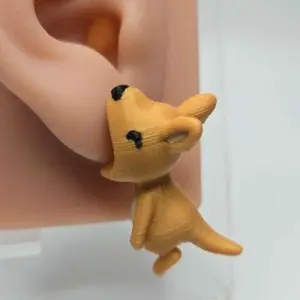 Kangaroo Bite/Chomp Stud Earrings