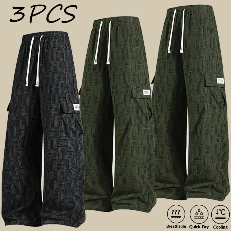 3-piece set: black + green + green