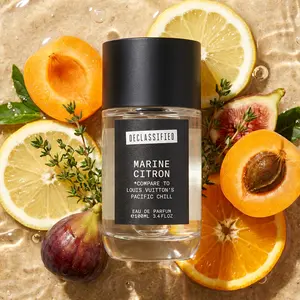 Declassified Marine Citron | Carrot Seeds, Apricot, Dates | Summer Holiday Escape & Vacation Fragrance | Fresh Fruity Citrus | 100ml Unisex Eau de Parfum