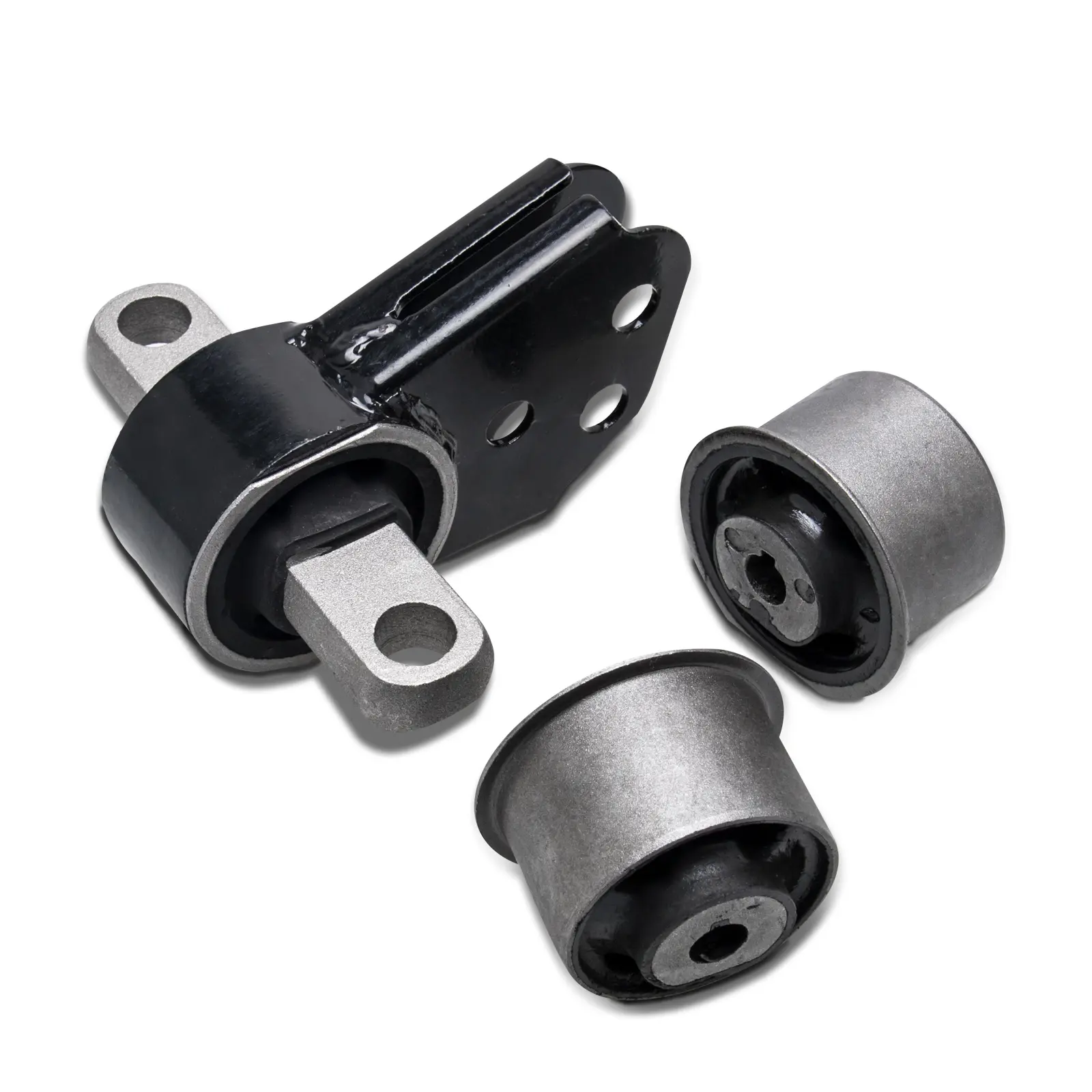 3mirrors Front Differential Mount & 2-Unit Front Axle Bushing Set - 52089516ab, 52114354aa - Functional Car Engine & Transmission Repair Tool for 2005-2010 Jeep Grand Cherokee Commander, Enables Smooth Turns, Excellent Driving Experience, Safer Driving, 2