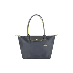 Longchamp Le Pliage Club 28 Tote Bag in Metallic Gray for Women