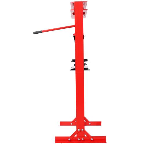 12Ton Bottle Jack Shop Press with Gauge, Bend, Straighten, or Press Parts, Install Bearings, U-Joints, Bushings, Ball Joints, and Pulleys,RED