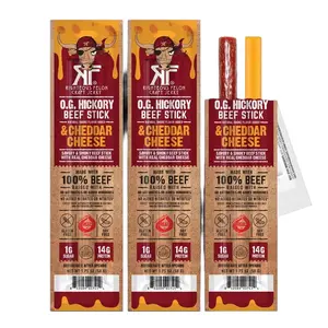 NEW Righteous Felon Beef & Cheese Sticks 3-Pack (1.75oz each)