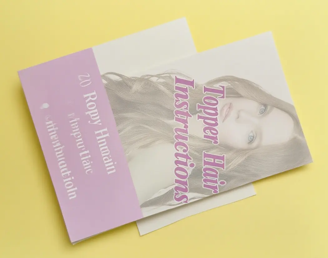 [Not For Sale] Beta Beauty Product Card - Hair Extensions & Wigs Accessory, Topper Purchase Included with Order (No Separate Purchase Needed), Pastel Color