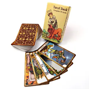 Witchy Cauldron Tarot Cards – Classic Size Rider Waite Style Tarot Deck with Guidebook – Beginner Friendly and Durable
