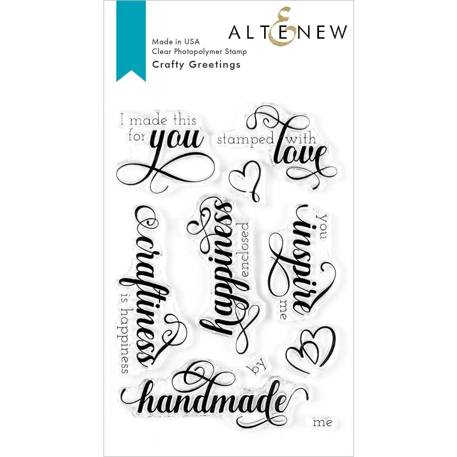 Crafty Greetings Stamp Set