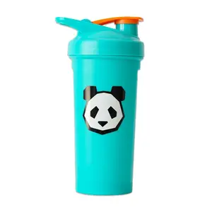 New Aqua & Orange Original Panda Head Shaker