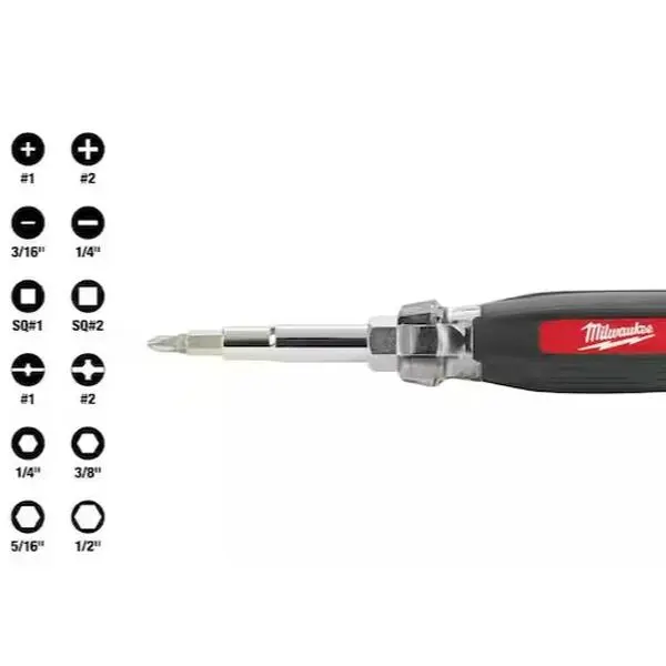 13-in-1 Multi-Tip Cushion Grip Combination Screwdriver ($19.97) (48-22-2880)