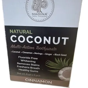 Natural Coconut Toothpaste for Oral Care - Healthy and Natural Oral Irrigation