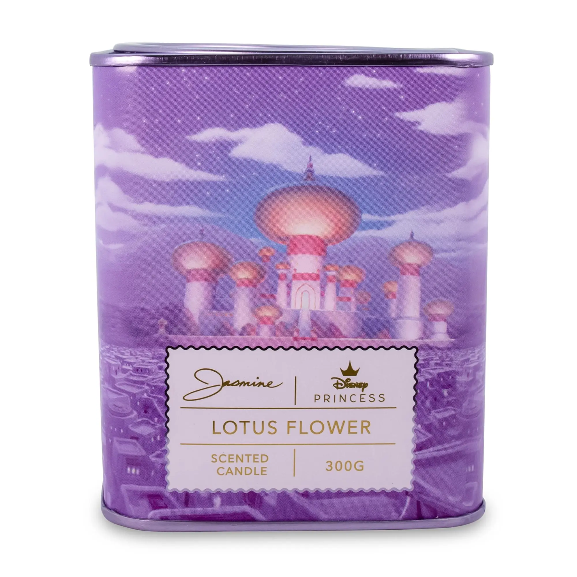 Disney Princess Home Collection 11-Ounce Scented Tea Tin Candle | Jasmine Disney Princess Home Collection 11-Ounce Scented Tea Tin Candle | Jasmine
