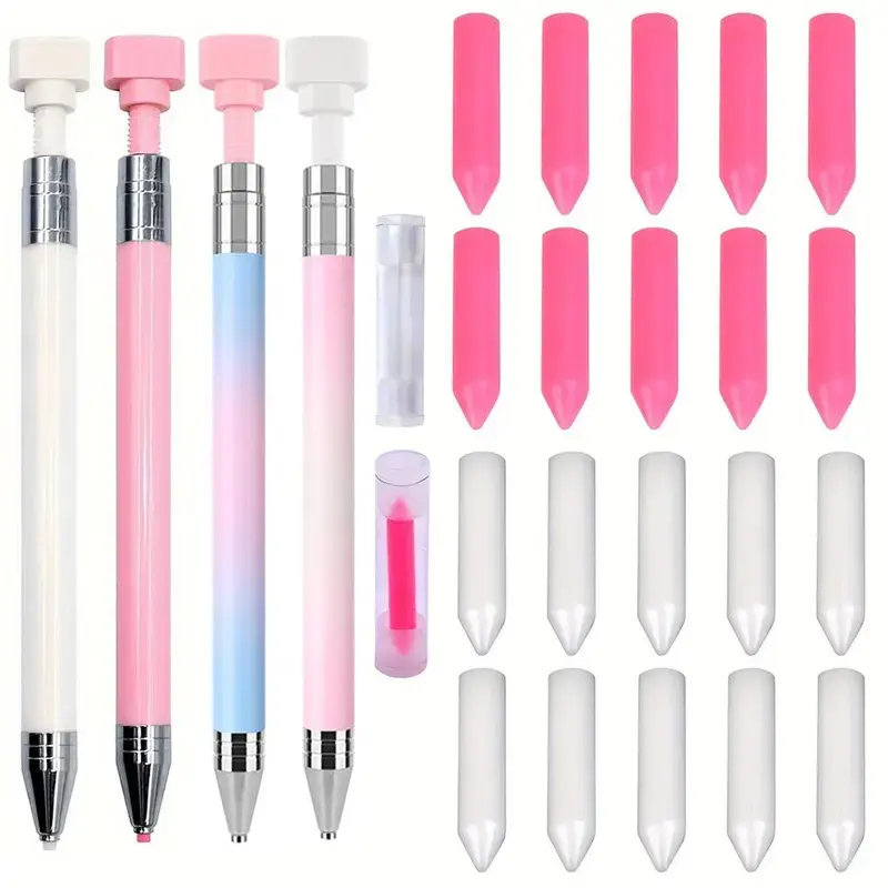 Diamond Art Pen Set with 10pcs Wax Tips – DIY Colorful Painting Tool for Home, School, Office – Great Christmas Gift, Mother's Day Gift, Gift for Mom! bedazzled kit