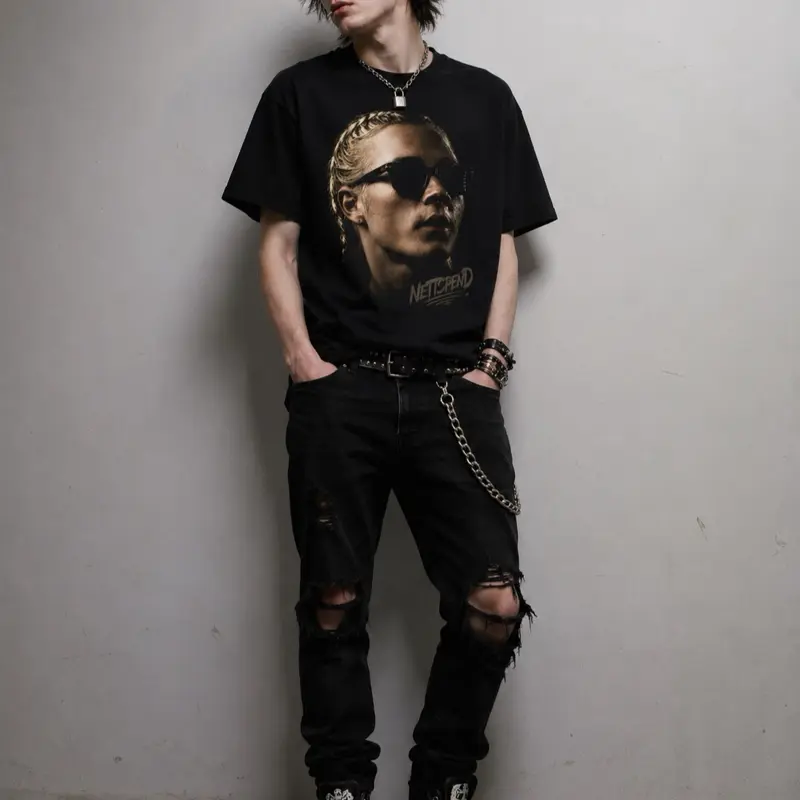 Nettspend underground rapper big face tee