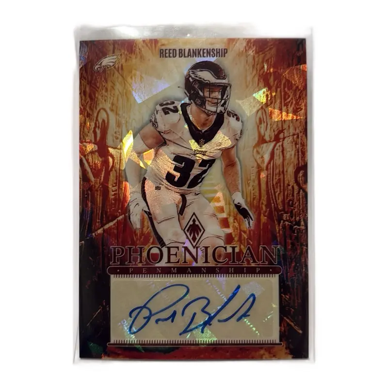 Reed Blankenship Panini Phoenician Autographed Card - Collectible Football Memorabilia for Fans