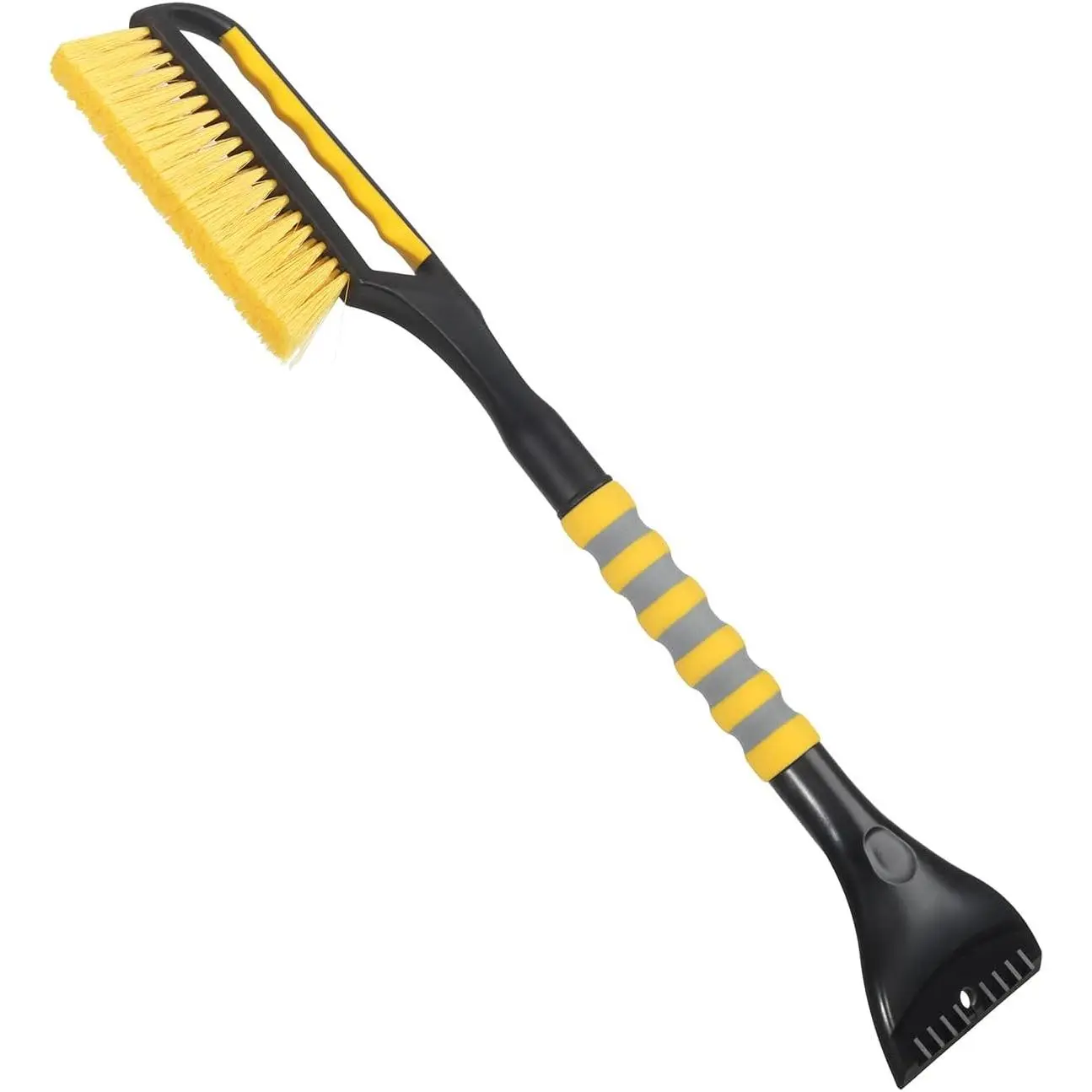 Snow Brush and Ice Scraper for  Windshield,26.4" Window Scraper Deicer for  SUV and ,Ice Scrapers and Brushes 2 in 1,Winter  Automotive Exterior Accessories(1Pack Yellow)