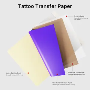 RONGTA 100 Sheets Tattoo Transfer Paper - A4 Size for Tattooing, Versatile Design, Ideal for Various Tattoo Styles aesthetic journal