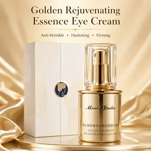 MINIF STUDIO Gold Radiance Luxury Nourishing Firming Eye Cream Anti Wrinkle Serum – Lift Sagging Skin, Erase Fine Lines & Dark Under Eyes