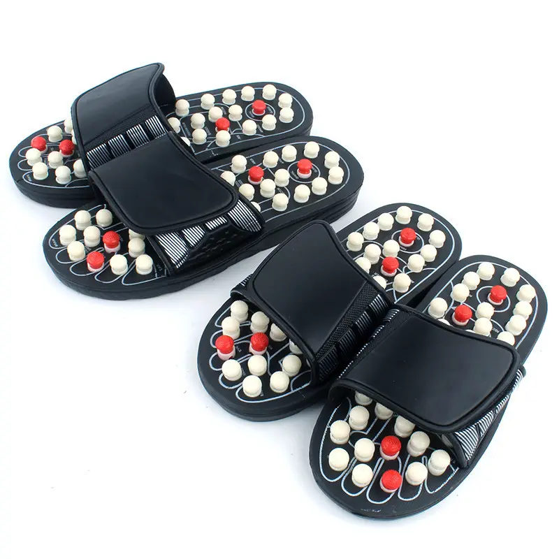 Export Massage Slippers, Men's and Women's Healthy Foot Massage Shoes, Indoor Home Slippers, Health Shoes, Comfortable and Breathable, Promote Blood Circulation, Relieve Fatigue, Suitable for Home and Office, A Nice Gift