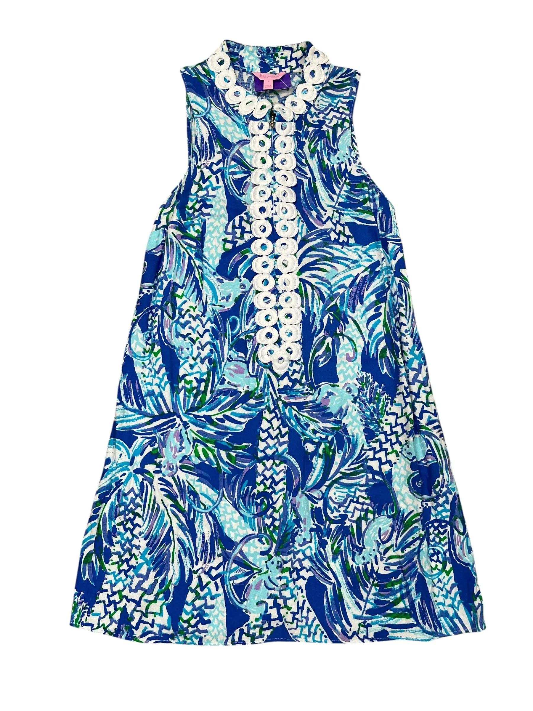 Dress Casual Short By Lilly Pulitzer In Blue, Size:S