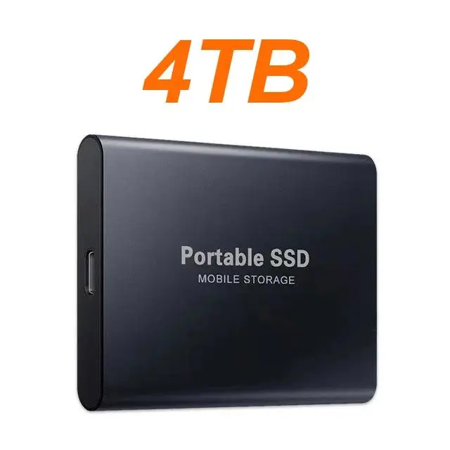 Portable External SSD Hard Drive, 4TB Tech Gadgets, USB 3.2 Gen 2, Up to 540MB/s Speed, Reliable Data Storage for Professionals, Gadgets for Computers & Office Equipment