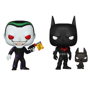 Funko Pop! Batman Beyond – Batman (Terry McGinnis) with Ace #627 & The Joker #628 (Set)