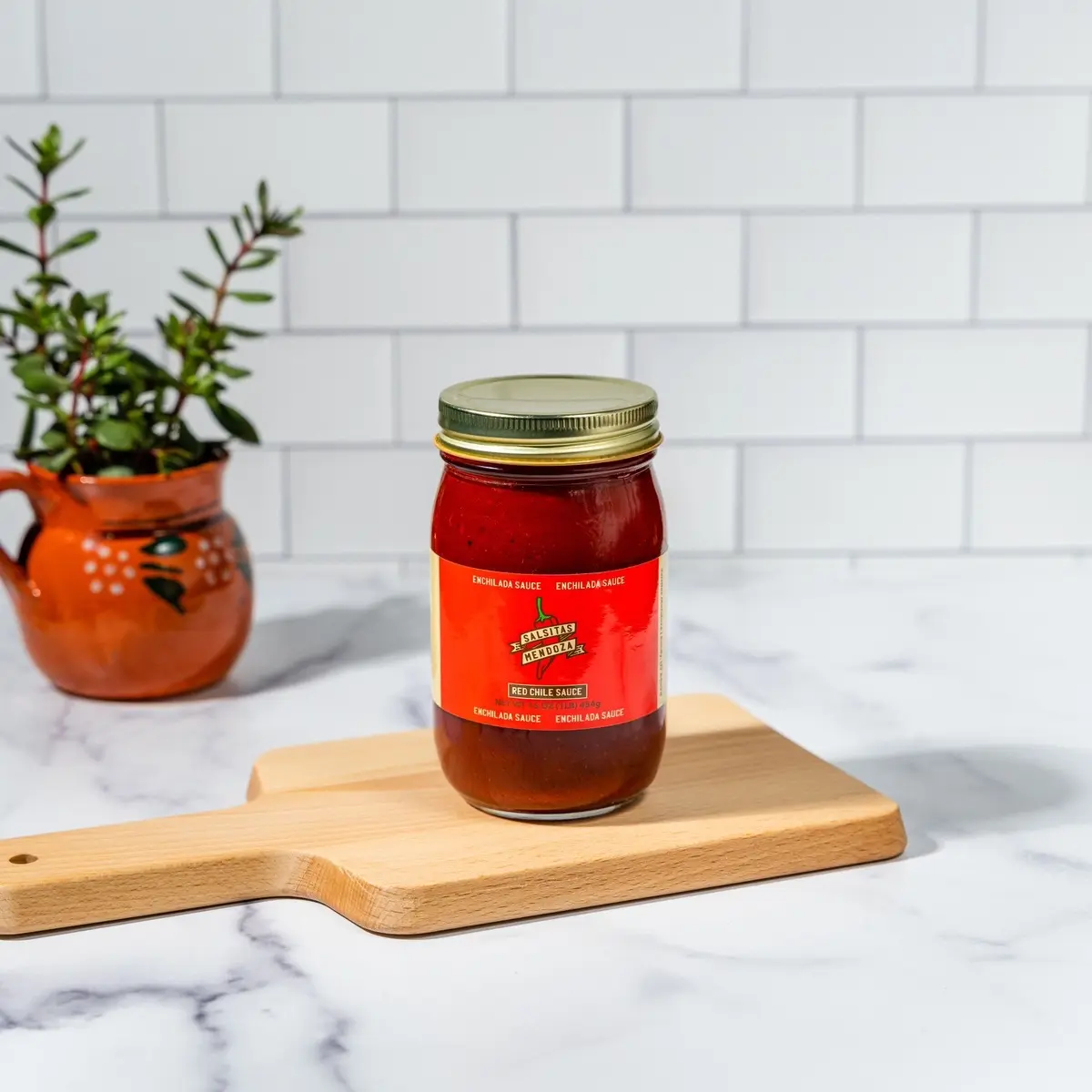 Red Chile Mexican cooking sauce Natural Sugar Free Dairy Free Low Sugar Bottle Low Fat