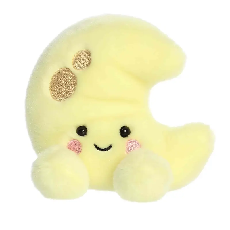 Palm Pals Adorable Evelyn Crescent Moon 5 inch Mini Soft Plush Collectable Stuffed Animal
