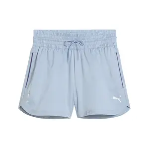 PUMA Womens Bmw M Motorsport Essentials Woven Shorts Casual Bottoms Casual - Blue