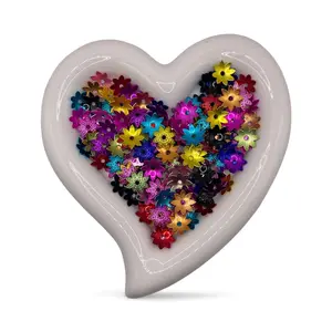 Bead Cap & Spacer Collection Hearts Stars Flowers More 12mm Assorted Designs for Crafting and Jewelry Making